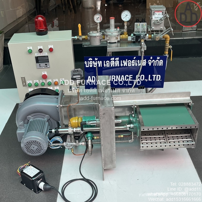 Temperature control cabinet with automatic ignition system and hot air exhaust fan control (1)